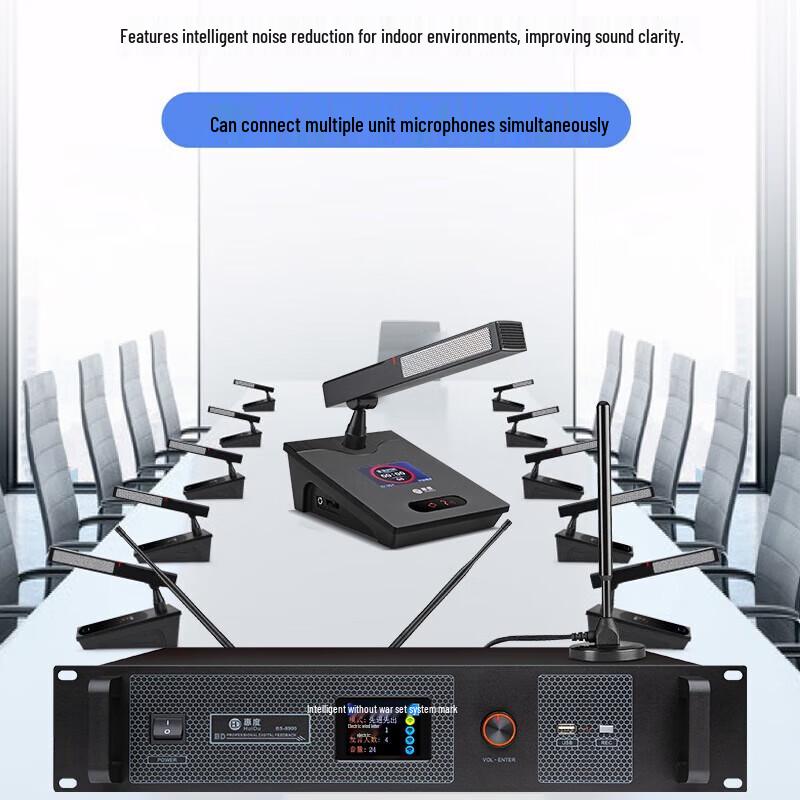 Huido BS-8900 Professional Wireless Desktop Conference Microphone System (CN version)