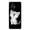 Чехол For Huawei Nova 12s Чехол Милый Мультяшный Кот Черный Силиконовый Мягкая Задняя Крышка Чехол Для Huawei Nova 12s Чехол Nova12s 12 s Coque