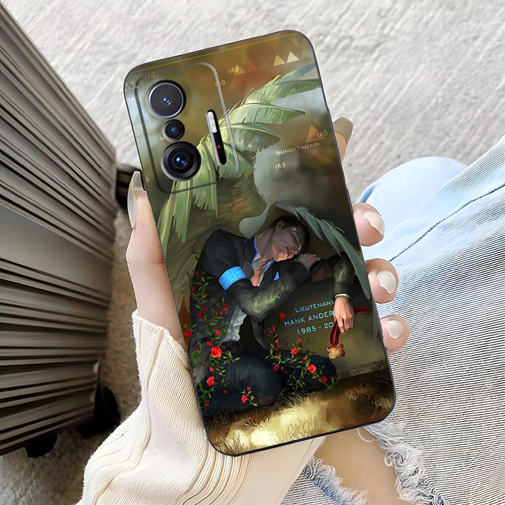 Игровой чехол для телефона D-Detroit Become Human для Xiaomi Poco M7 M6 M5 M4 4g 5g F7 F6 X7 X6 X5 Ultra Pro Силиконовая крышка