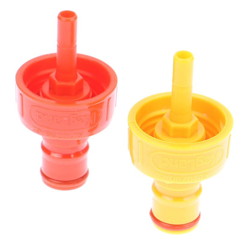 Крышка для газирования ПЭТ-бутылки с шариковым замком и счетчиком давления