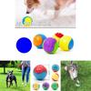 Toy Squeaky Dog Balls Rubber Durable Bouncy Chew Ball Puppy Play Tpr Outdoor