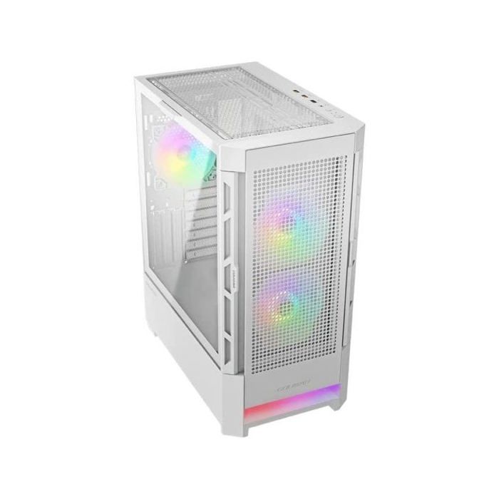 Boîtier De Tour Intermédiaire - COUGAR - Airface RGB - Blanc - Ventilateurs ARGB - Excellent Flux D'air