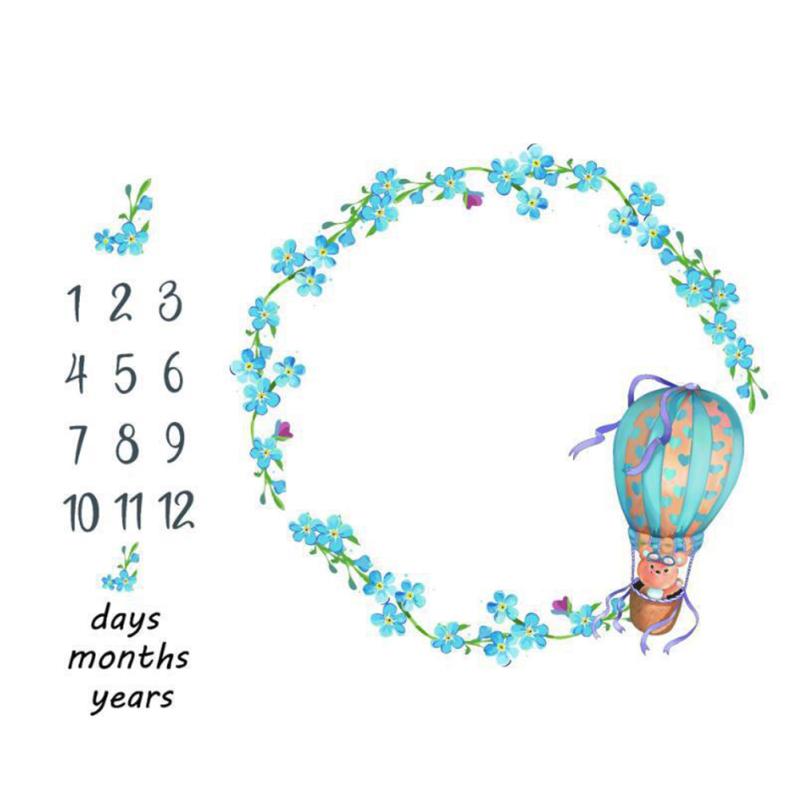 Горячий! Ткань для детской фотографии, одеяло для ежемесячного роста, реквизит для фотосъемки, фон