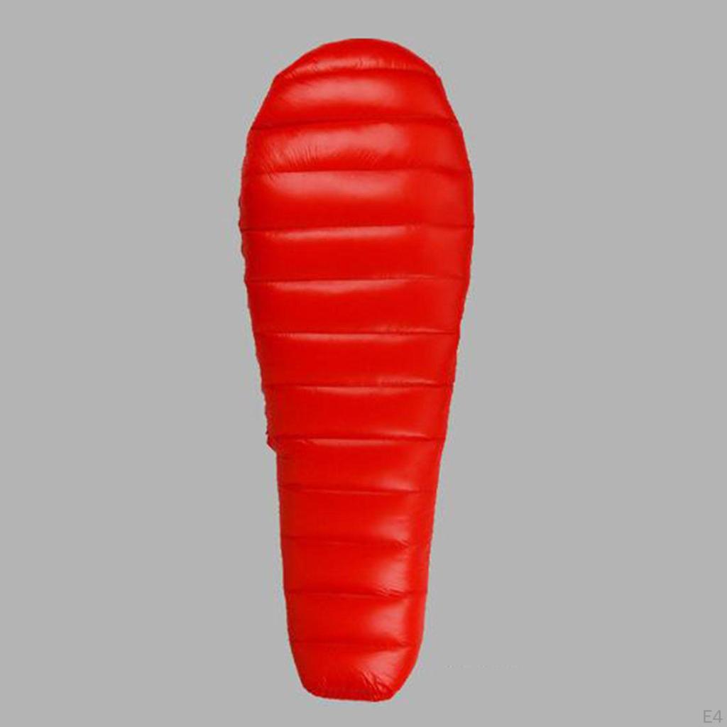 Легкий спальный мешок на утином пуху, конверт для путешествий, кемпинга и пешего туризма