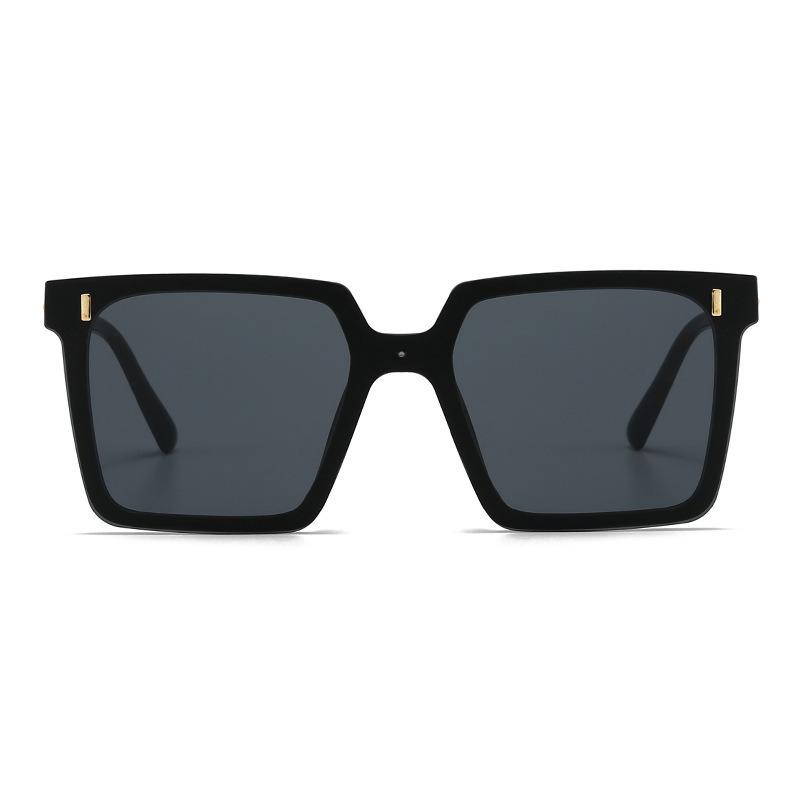 Цельные солнцезащитные очки с большой оправой, женские трендовые солнцезащитные очки с защитой от УФ-лучей, оправы и солнцезащитные очки.