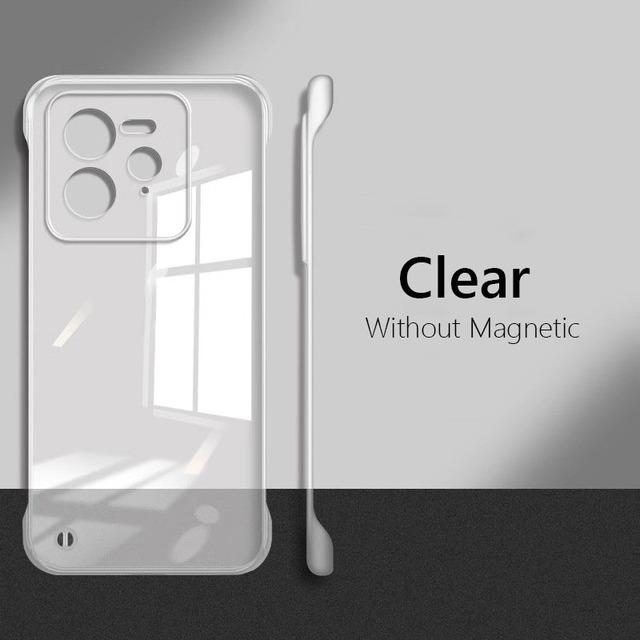 Безрамный магнитный чехол Magsafe Slim для Realme GT7 Pro GT7Pro 5G Wireless Charging Hard Back Cover