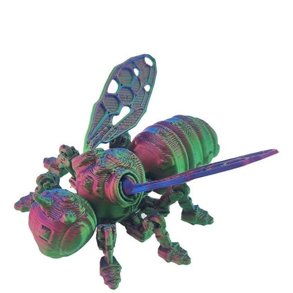 Movable Joint Mechanical Bee Toy Wing Joints Movable Joint Insect Toy Home Decorations