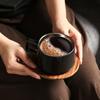 European vintage ceramic coffee cup gift box with high-grade exquisite cup and saucer set household Japanese mugs small cups