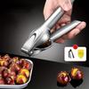 Stainless Steel Quick Chestnut Opener Quick Kitchen Tools Crackers Walnut Sheller Opener Cutter Clip