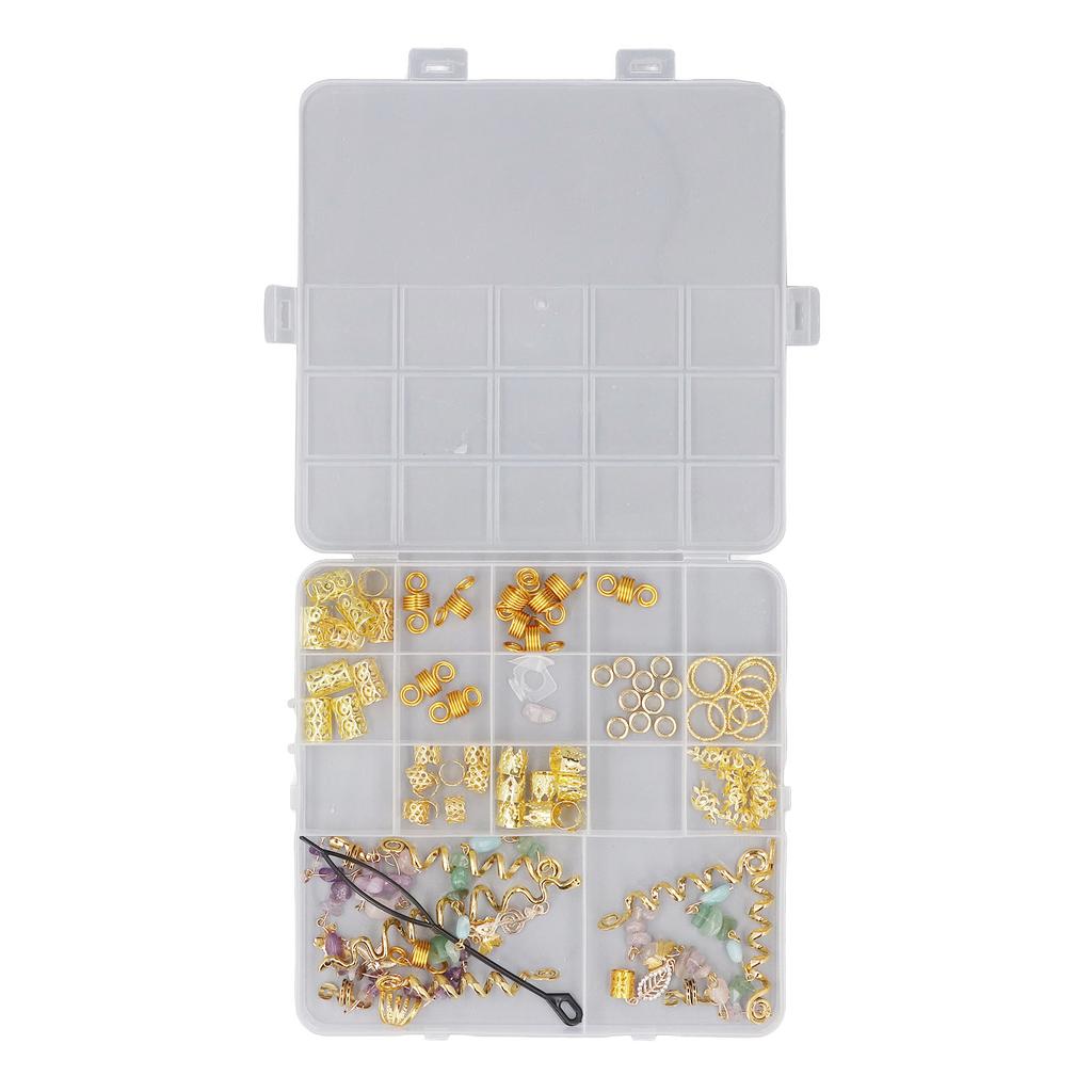 82 шт. дреды для волос кольца заколки для волос заколки для волос сплав плетеные аксессуары для волос набор для свадьбы день рождения 