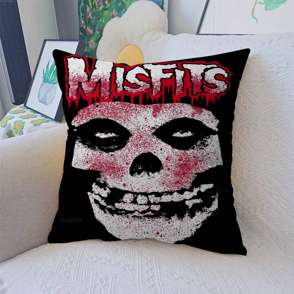 Heavy Metal Misfits Band pillow cover sofa cushion cover home room decoration children gift
