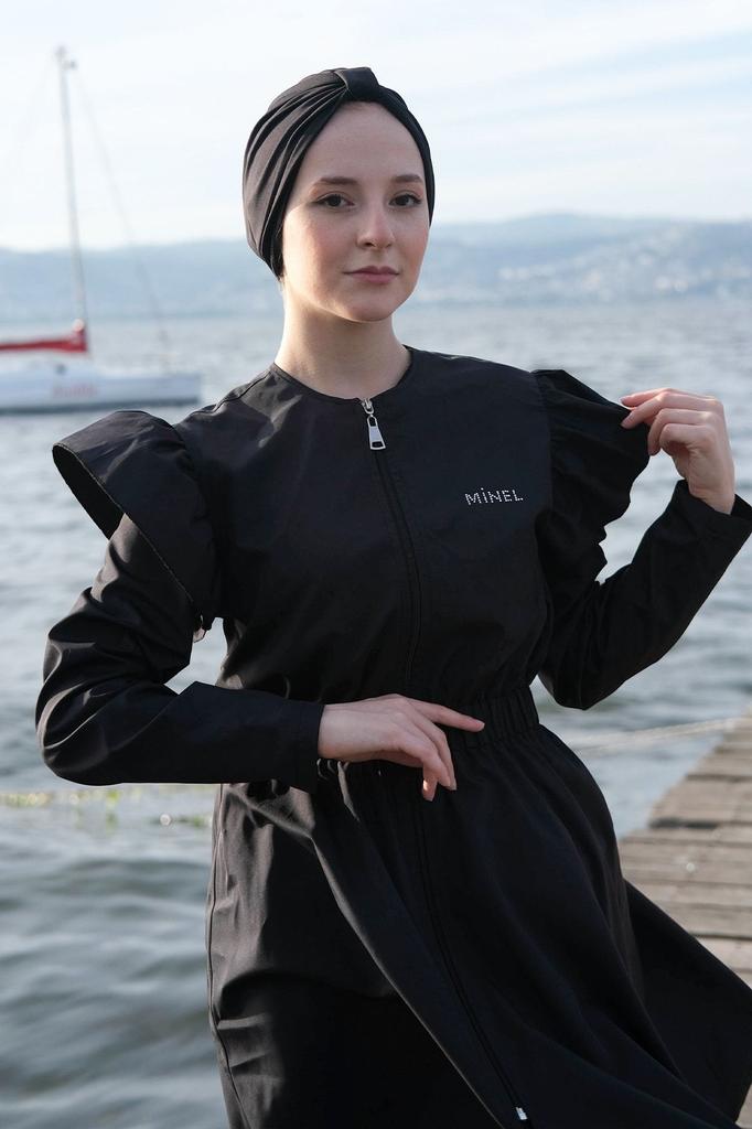 Женский Мусульманский Скромный Исламский Полный Чехол Буркини Пляжный Купальный Костюм Купальники Хиджаб Пляжная Одежда Купальник 