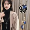 A Versatile Sweater Chain, A High-end, Light Luxury Long Necklace, A European And American Accessory Pendant For Su Qiudong.