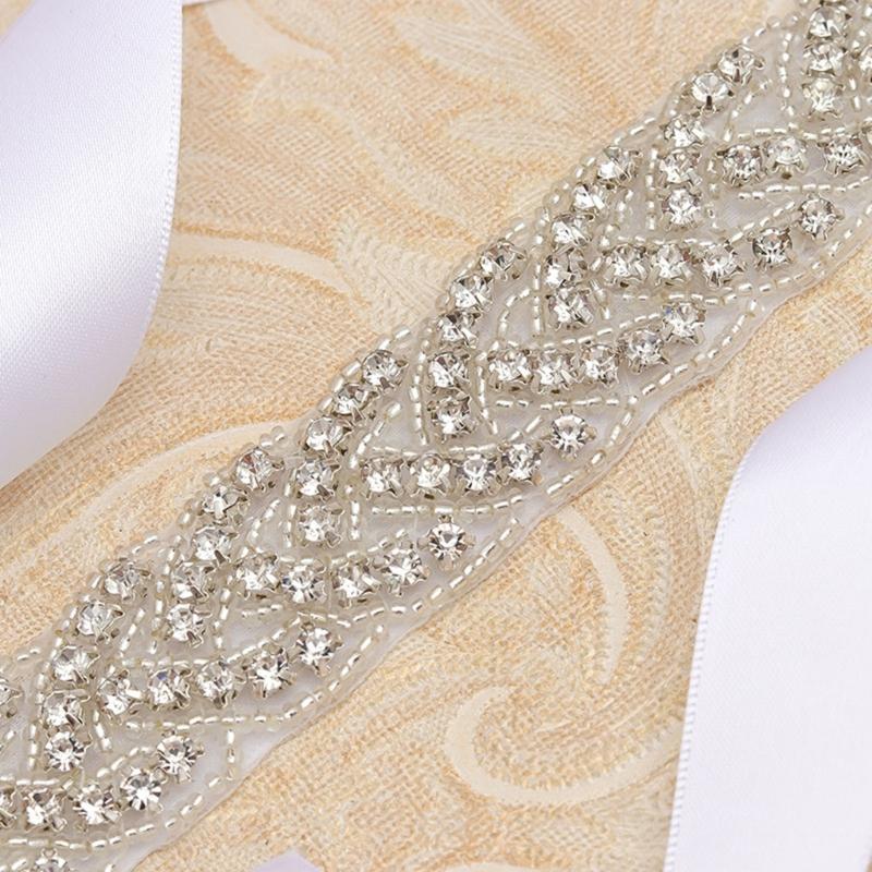Sparkling Bridal Rhinestones Sash Versatile Waist Belt For Weddings Galas Formal Event Wedding Waistband