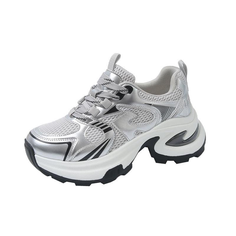 Повседневные кроссовки на платформе ins новая весна и осень жареные уличные папины кроссовки женская обувь