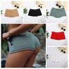 Women Shorts Wear Resistant Acrylic Fiber Women Hollow Out Mini Shorts Swimwear