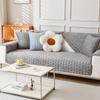 Plush Sofa Cover Universal Sofa Mat Anti-slip Combination Couch Cushion Slipcover for Living Room Protection Dustproof Blanket