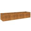 Garden Raised Bed 194 x 50 x 36 cm Corten Steel