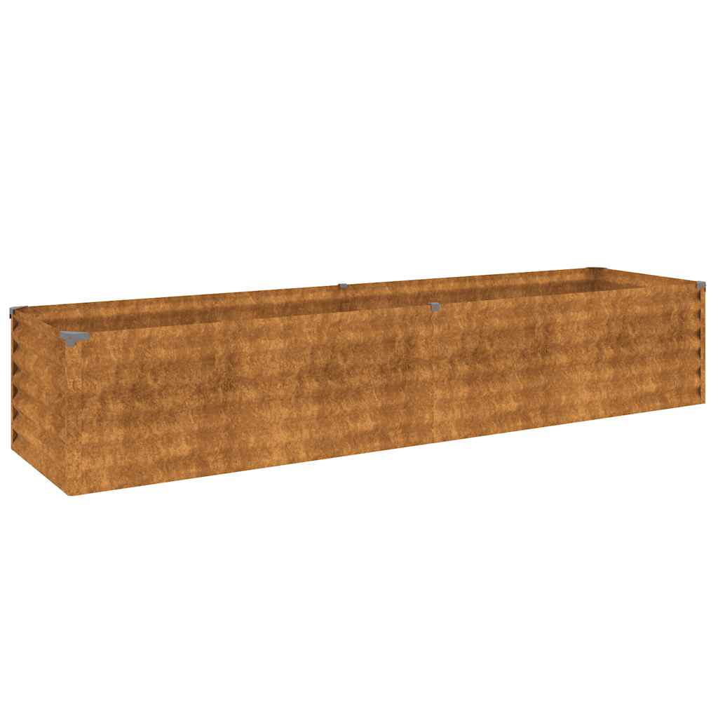 Garden Raised Bed 194 x 50 x 36 cm Corten Steel