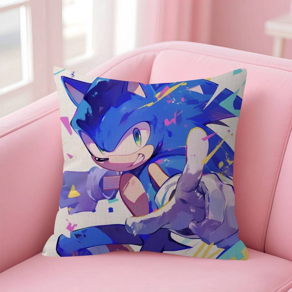Anime SSuper SSonics Cushion Cover 30x50 Polyester Sofa Cushions Decorative Throw Pillows Home Decoration Pillowcover