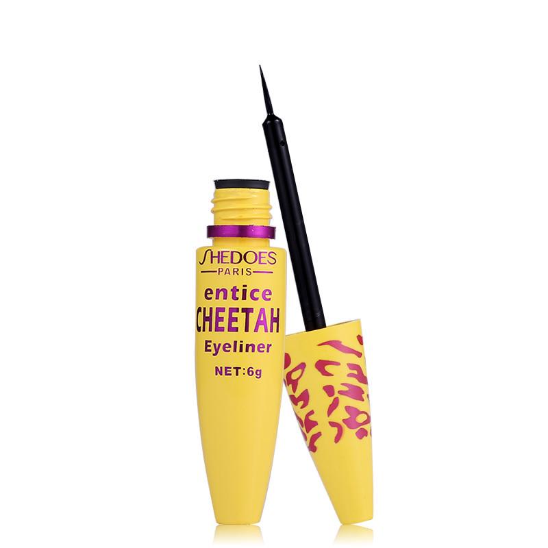 Водостойкая длинная густая тушь для ресниц с подводкой для глаз, жидкий костюм с водостойкой защитой от пота, не размазывающая крашение