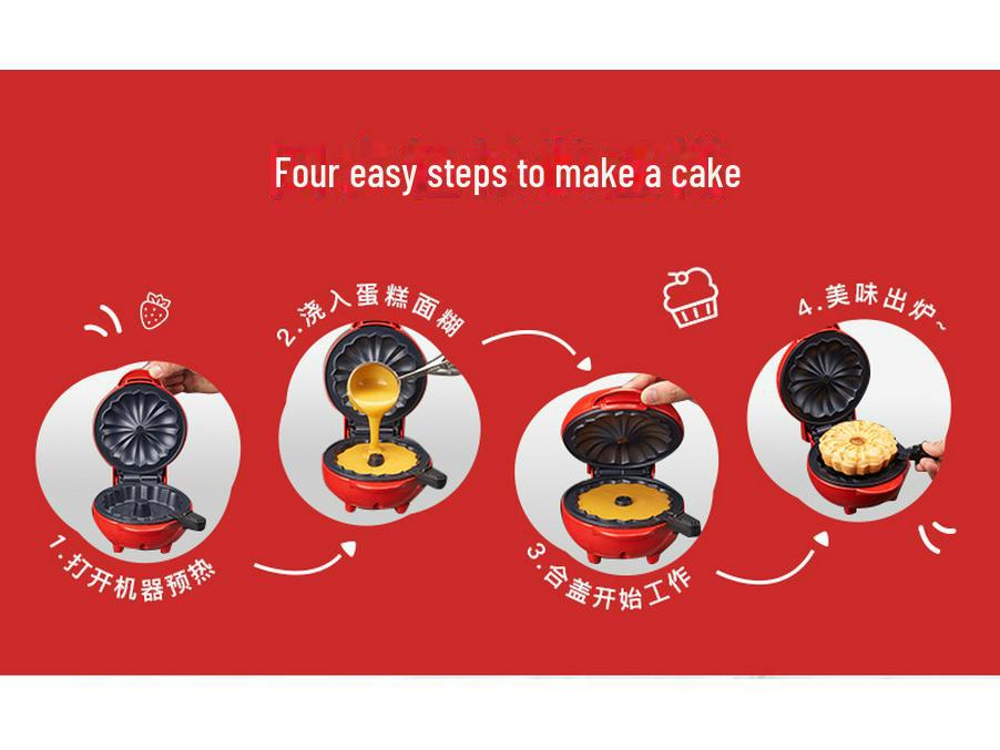 Мини-печь для кексов и хлеба - тостер и хлебопечка для домашнего завтрака