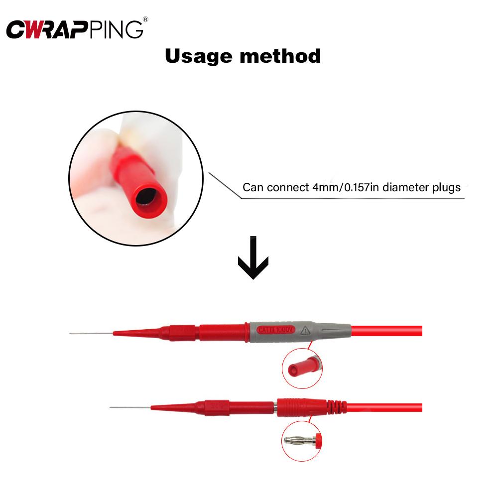 10 шт. 30 В Инструменты для диагностики приборов Мультиметр Тестовый щуп с игольчатым наконечником Автомобильные инструменты Аксессуары для автомобильного набора