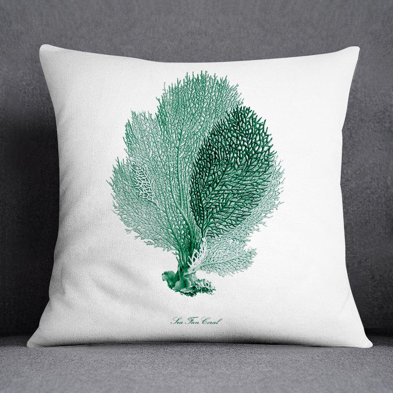 Новый темно-зеленый цветочный узор животного, украшение для дома, наволочка, современный простой квадратный офисный диван, декоративные чехлы для подушек