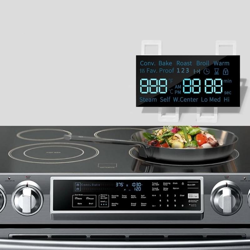Replacement LED Panel DE07-00129A LED Screen Plastic Texture Suitable for Select Oven/Stove Models Easy Installation
