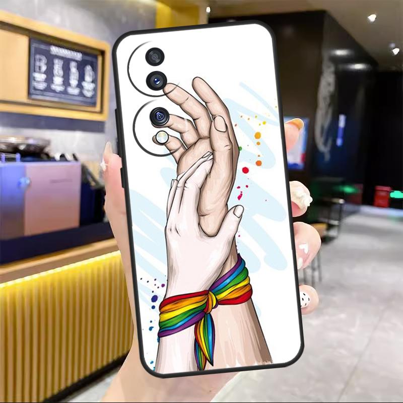 LGBT Pride Rainbow For Honor Magic 5 6 7 8 Pro Case For Honor Win RT 50 70 90 200 400 Lite X8c X8b X9b X9c X9d