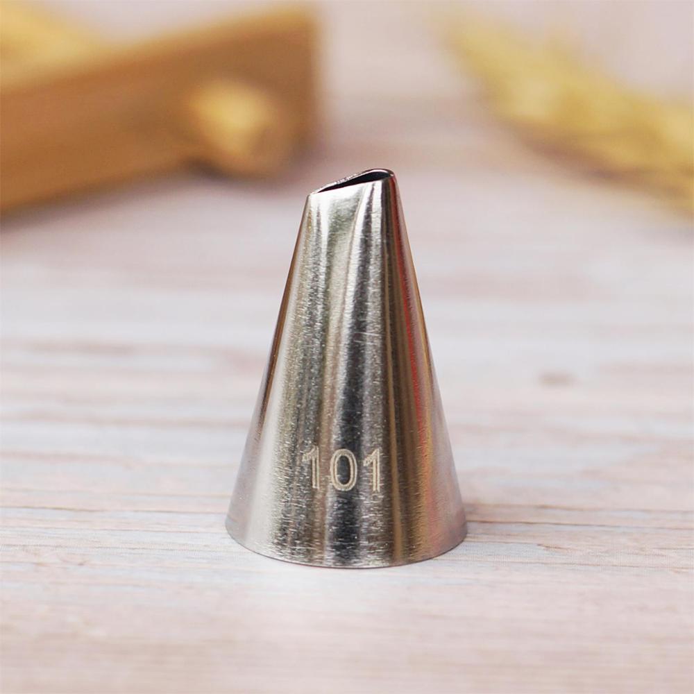 #101 #102 #103 #104 Насадка для создания формы лепестка розы Насадка для украшения глазурью Инструменты для выпечки и кондитерских изделий Формы для выпечки