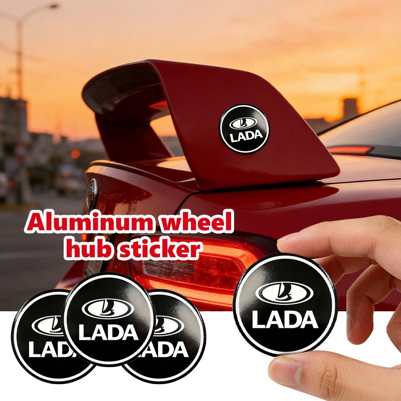 Car Styling Wheel Hub Center Cap Badge Covers Sticker Decal Accessories For Lada Largus Priora Vesta Niva Samara Kalina Xray ejw1