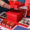 Сюрприз Взрывная коробка ручной работы Собранная подарочная коробка для закусок для самостоятельного изготовления подарков на День святого Валентина День рождения Свадьба Новый год Годовщина