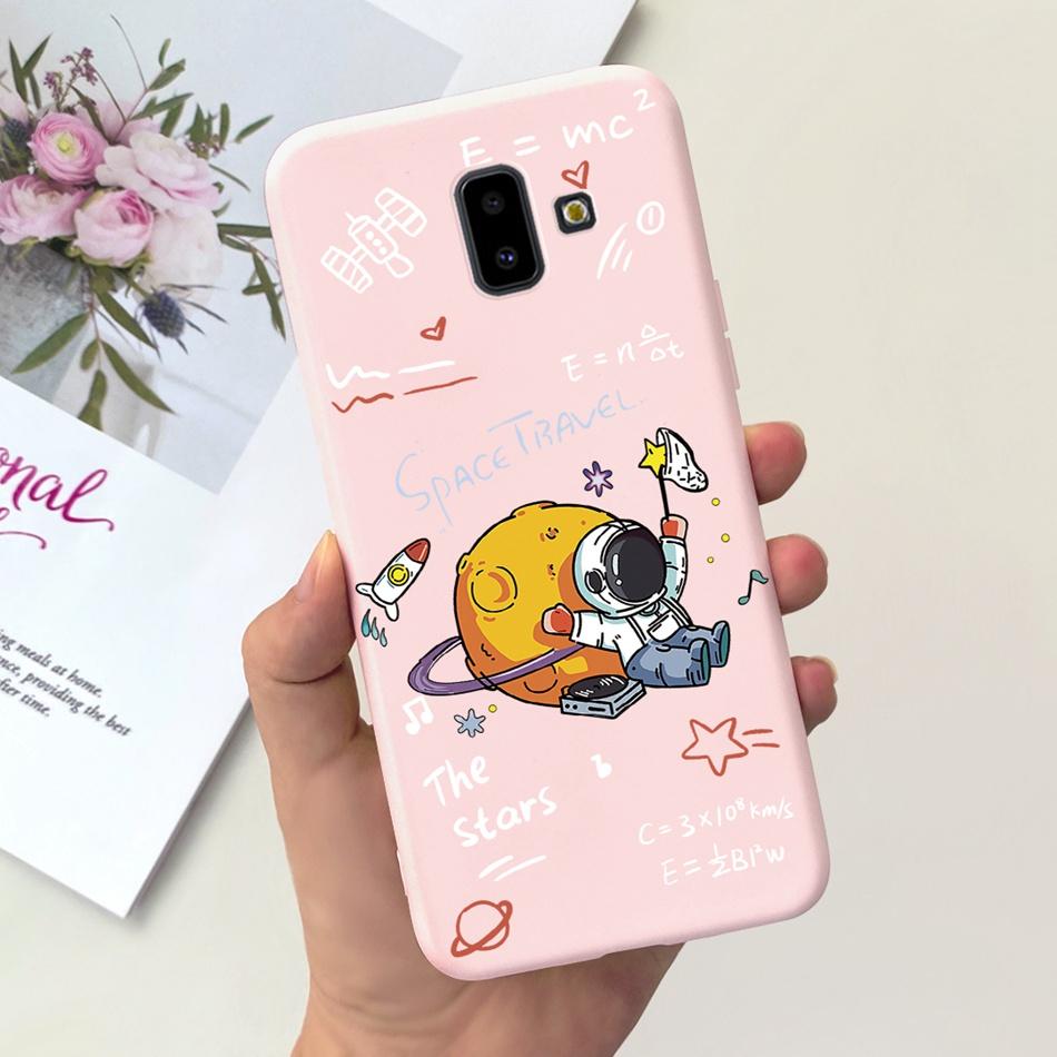 Чехол для Samsung Galaxy J6 Plus 2018 Samsung J6 (2018) J6+ J 6 J6Plus J610F J600G Милый Конфетный Цвет Мягкий Силиконовый Задний Чехол для Телефона