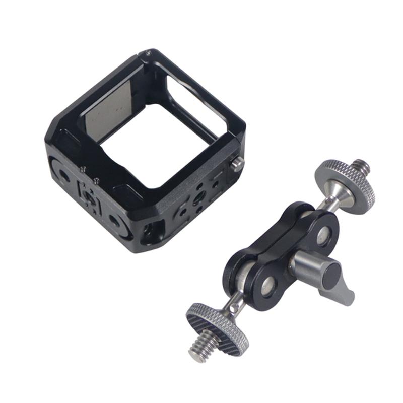 For Action 2 Action Camera Protective Frame Aluminum Alloy Cage Cold Shoe For Action 2 Action Camera Accessories