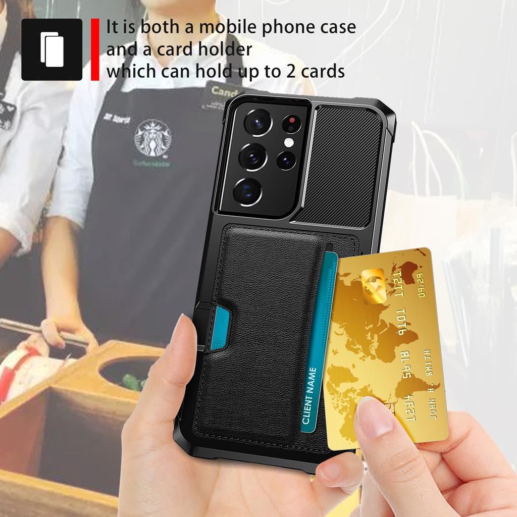 Magnetic Leather Card Pocket Case For Samsung Galaxy Note 20 S23 Ultra S22 A52s A52 A72 A12 S21 Fe A53 A73 A33 A13 S20 Plus