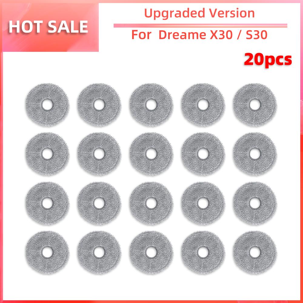 Compatible for Dreame X30 Ultra / X30 Pro Robot Vacuum Main Side Brush Hepa Filter Mop Pad Dust Bag Parts Accessories