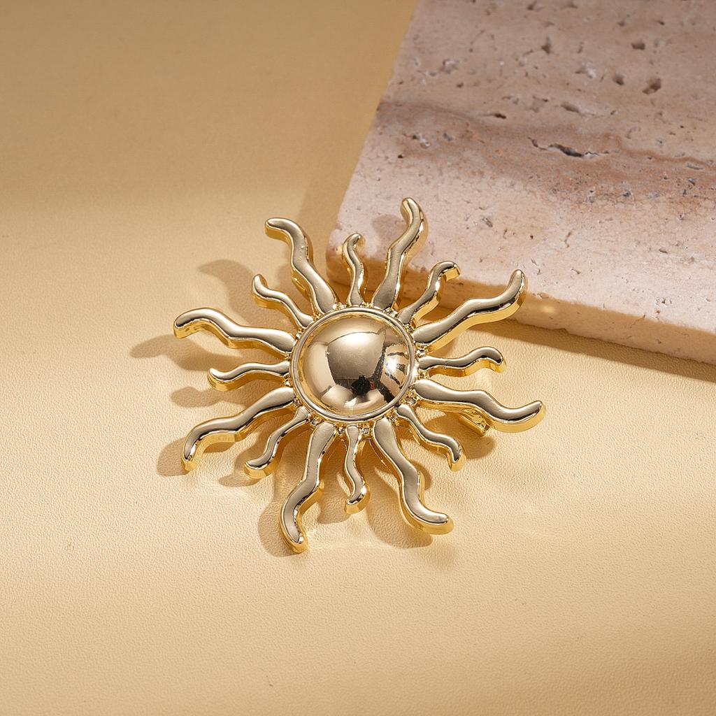 Геометрическая Брошь-Булавка «Солнце» с Холодным Ветром Аксессуары