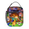 My World Elementary School School Meal Bag Children'S Handheld Satchel Insulation Box Wild Camping Storage Bag