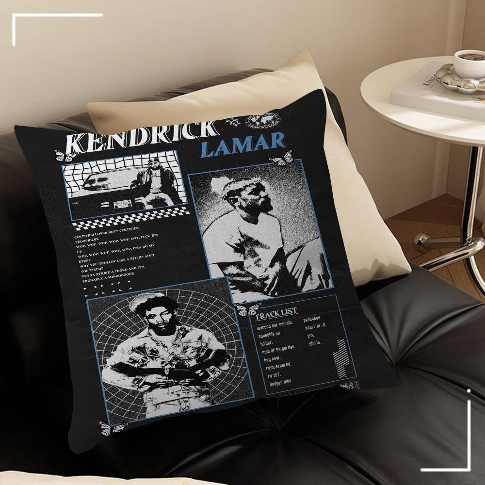 Kendrick Lamar Cushion Cover Inches Farmhouse Decor Home Throw Pillow Covers For Couch Decorations