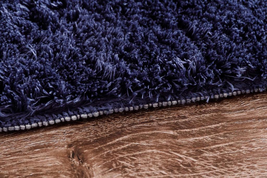 IKEHIKO Corporation Rug/Carpet, 4-Tatami Size, Solid Shag, Available in Navy, Large, Approx. 200 x 300cm, Compatible with Heated Carpets, #3967439
