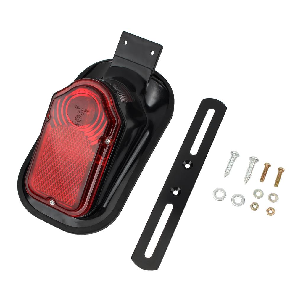 Motorcycle Rear Tail Light License Plate Brake for Harley Honda Bobber Chopper Yamaha Taillights Custom Touring Accessories