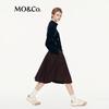 MO&Co. Stand Collar Wool Blend Sweater