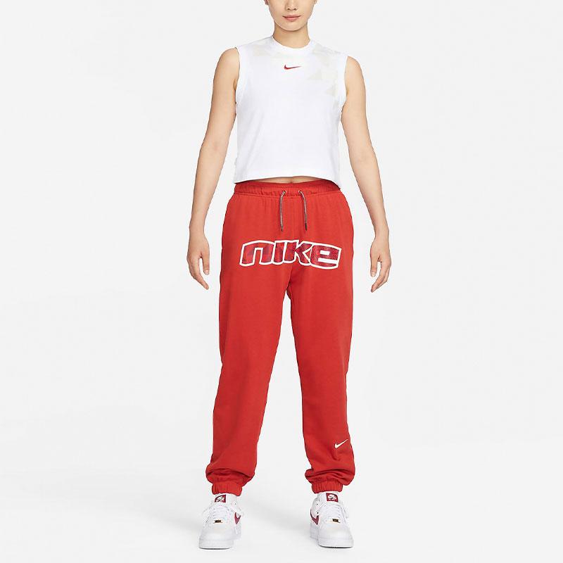 Nike Укороченный топ-майка с логотипом Sportswear, женские топы, белые FQ0368-100