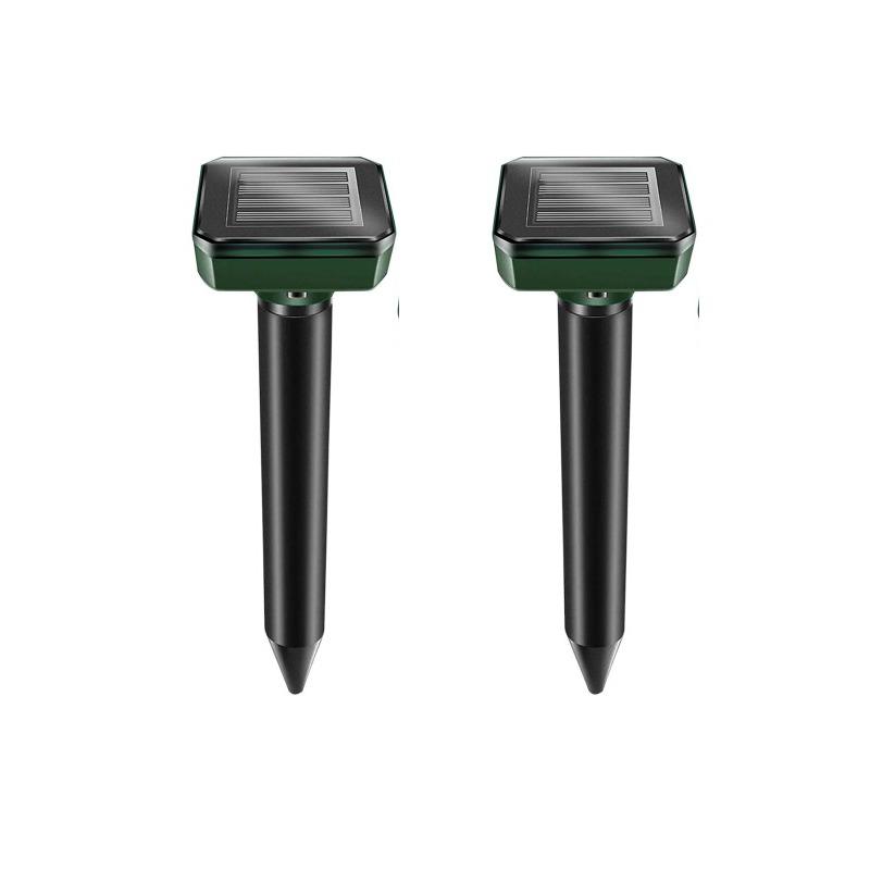 4 шт., солнечный репеллент для животных, непрерывная 24-часовая защита, ультразвуковая вспышка, звуковая и визуальная сигнализация для птиц, товары для домашних животных