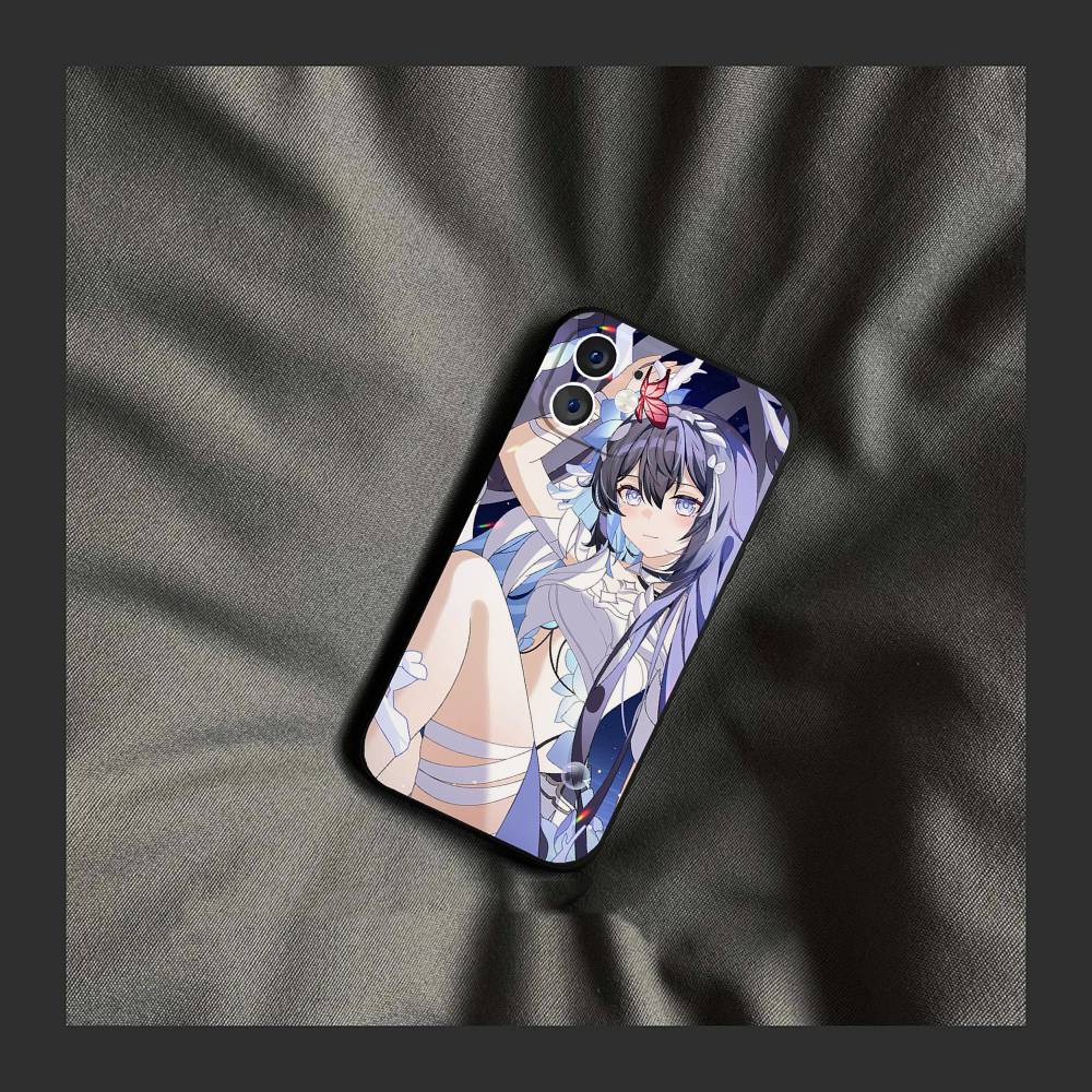 Чехол для телефона Honkai Star Rail с персонажем Зеле, анимированный, для iPhone 17 Air 16 15 14 13 Pro Max 11 12, Черный силиконовый чехол
