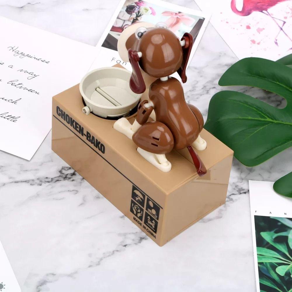 Cartoon Dog Money Box Automated Dog Saving Banks Fashion Electronic Piggy Bank  Kids Gift