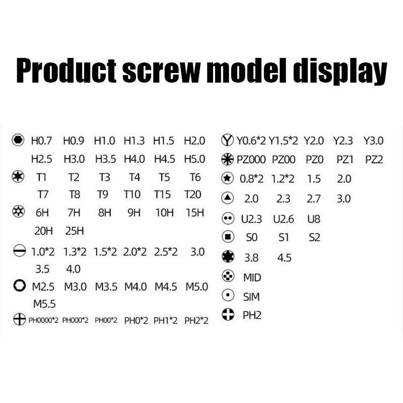 115 в 1 многофункциональный прецизионный магнитный набор отверток компьютер ПК мобильный телефон ремонт оборудования набор отверток ручной инструмент