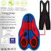 Winter Thermal Long Sleeve Cycling Jersey With Bib Shorts Road Racing Training