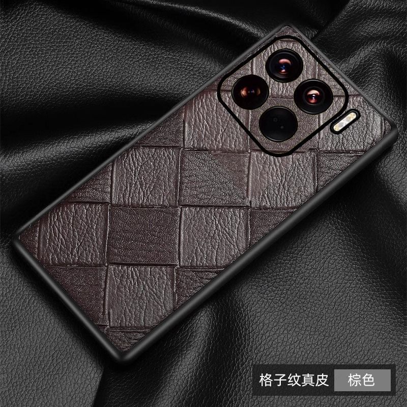 Genuine Leather Phone Case for Xiaomi 15 Ultra 14 13 11 Lite 12s Pro, Civi 3 2 1s Mix4 Crocodile Pattern Hard Protective Cover